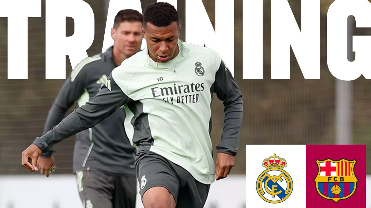 Last Training before Real Madrid - FC Barcelona | La Liga