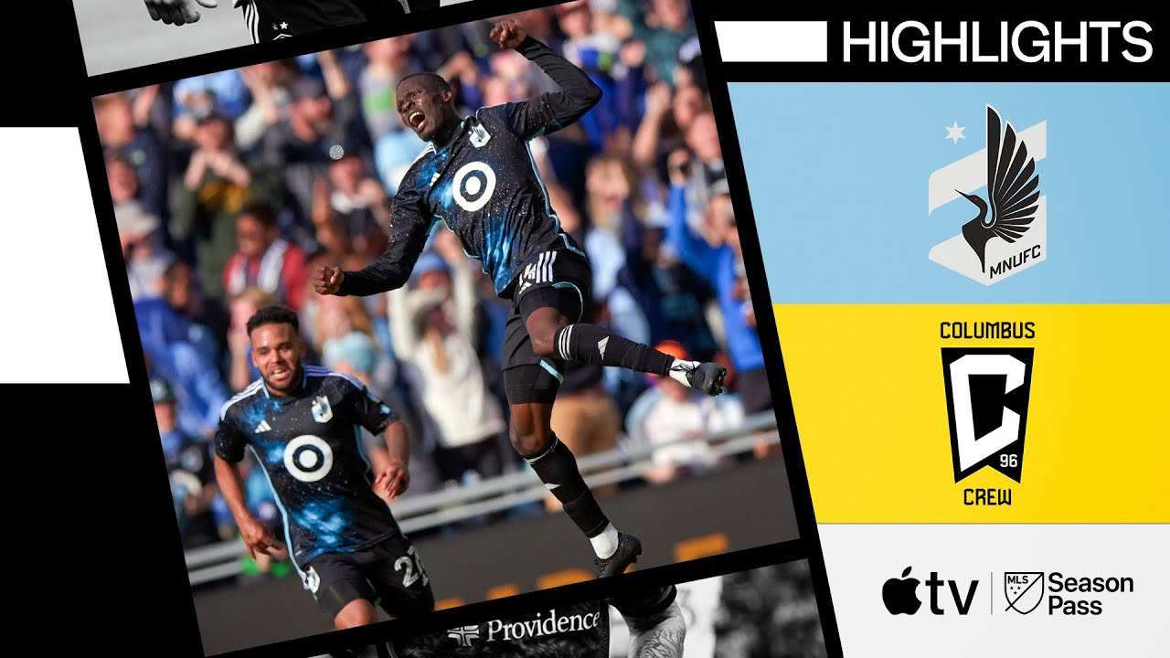 Minnesota United vs. Columbus Crew | Stoppage-Time Goal! | Full Match Highlights