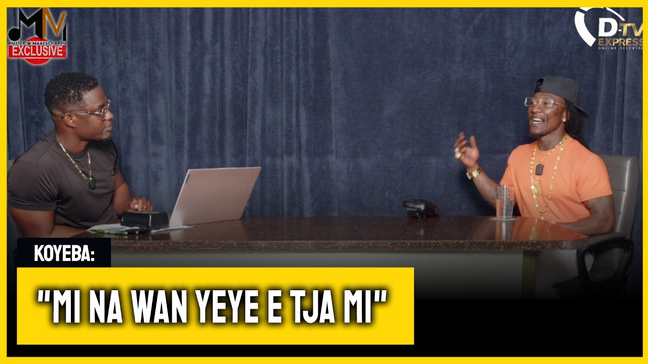 🎤🏙️ Exclusief Muziek & Maatschappij  • king Koyeba in open gesprek over carriere (Suriname)