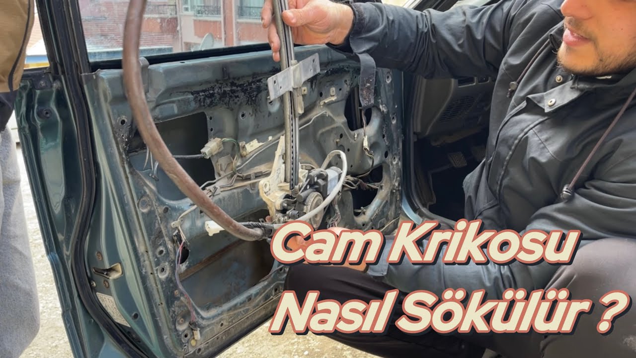 Mazda 626 1991 / Cam Krikosu Nasıl Sökülür ? - How to Remove a Window Regulator?
