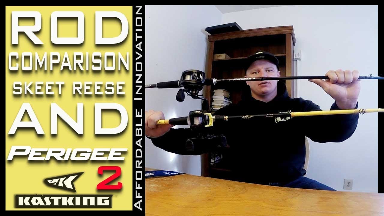 Comparison - KastKing Perigee II Fishing Rod vs. Wright & McGill Skeet Reese Rod
