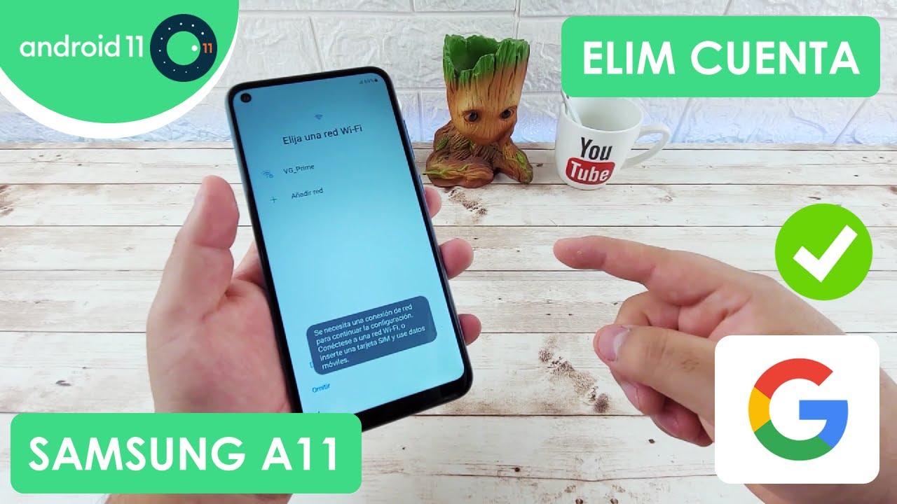 Eliminar Cuenta de Google Samsung Galaxy A11 | Android 11