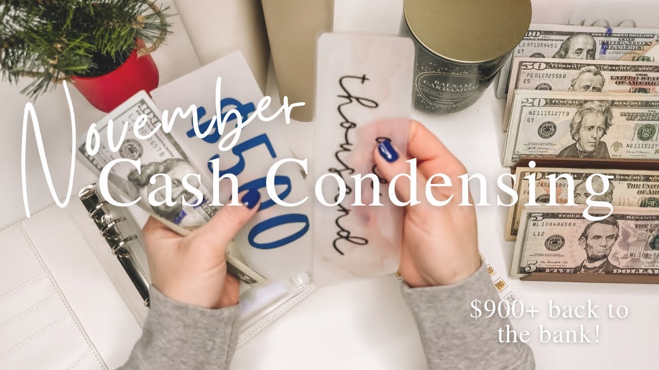 Cash Condensing | Bill Exchange | $900 Going To Savings!