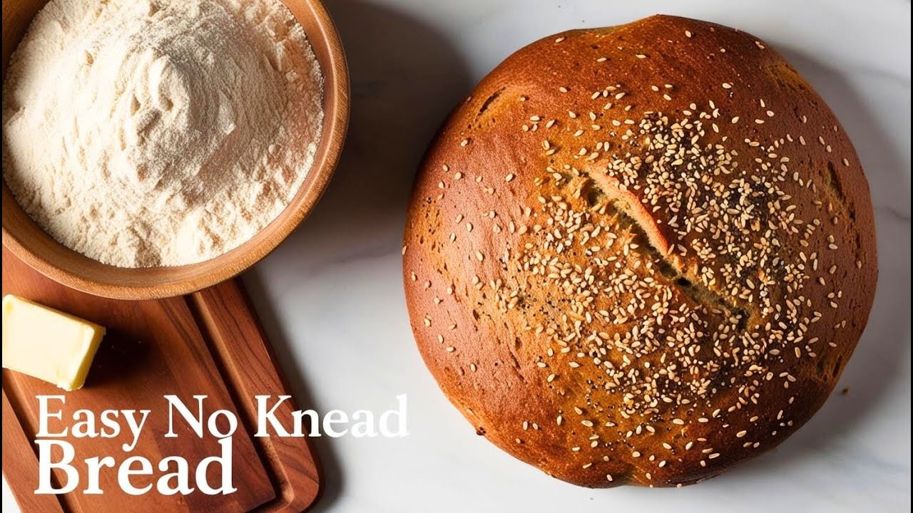 How to Make No Knead No Fail Bread. The Easiest Homemade Bread Recipe. Bake Bread Like a Pro.