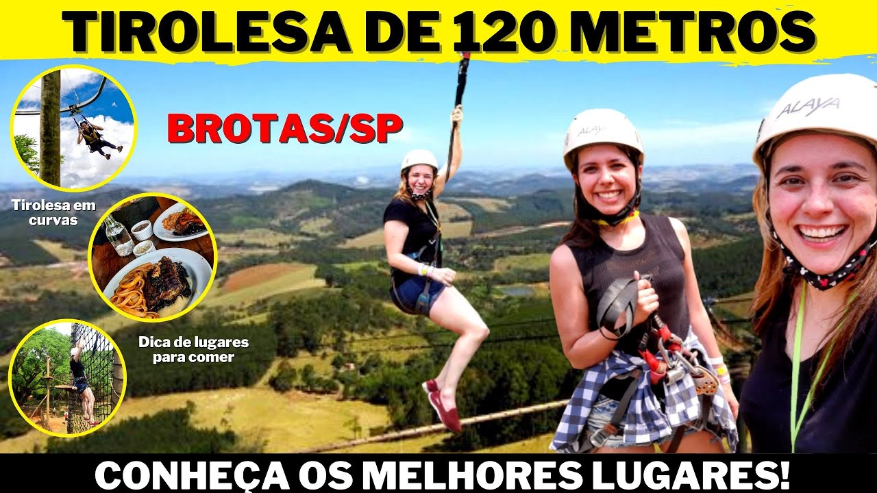 TIROLESA EM BROTAS 2022– ARVORISMO BROTAS - POÇÃO BROTAS – VIVA BROTAS