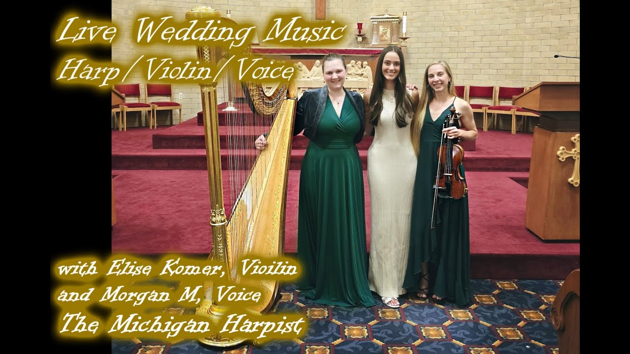 Live Chaldean Ceremony Music with Harp, Violin, and Voice -  The Michigan Harpist