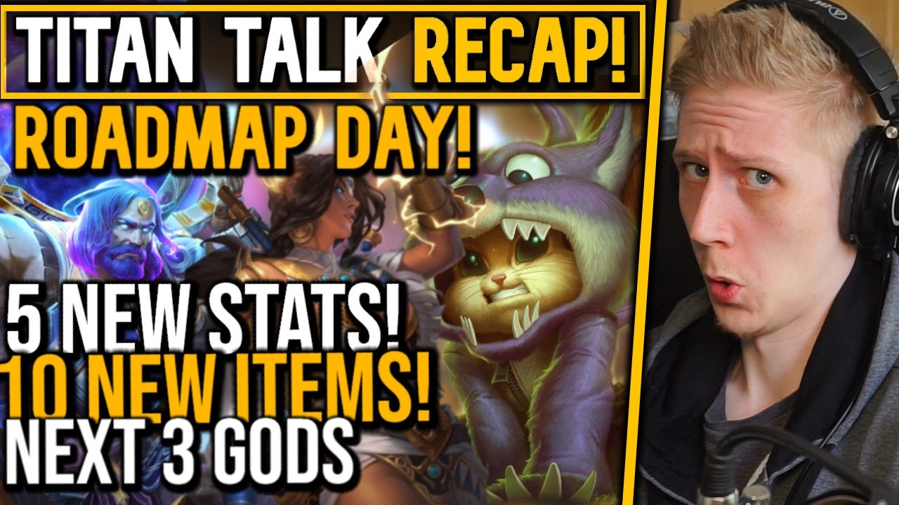 NEXT SMITE 2 ROADMAP REVEALED: Next 3 Gods, 5 New Stats, 10 New Items & More!