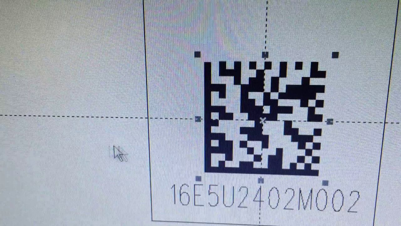marking QR code on the stainless steel