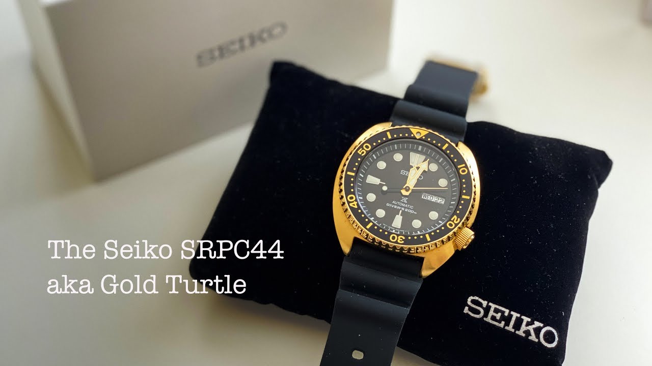 I bought the SEIKO Gold Turtle: Prospex SRPC44