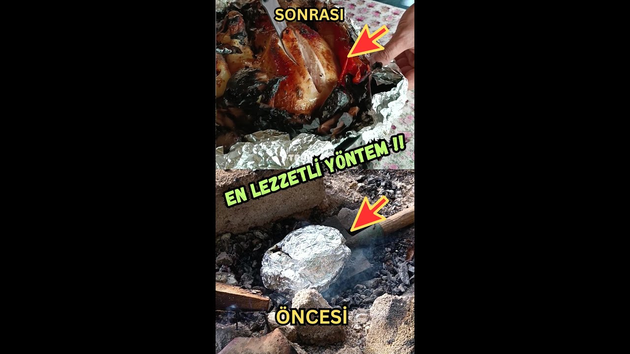 Dünyanın en lezzetli yemeği bu olsa gerek !! Toprakta tavuk pişirmek
