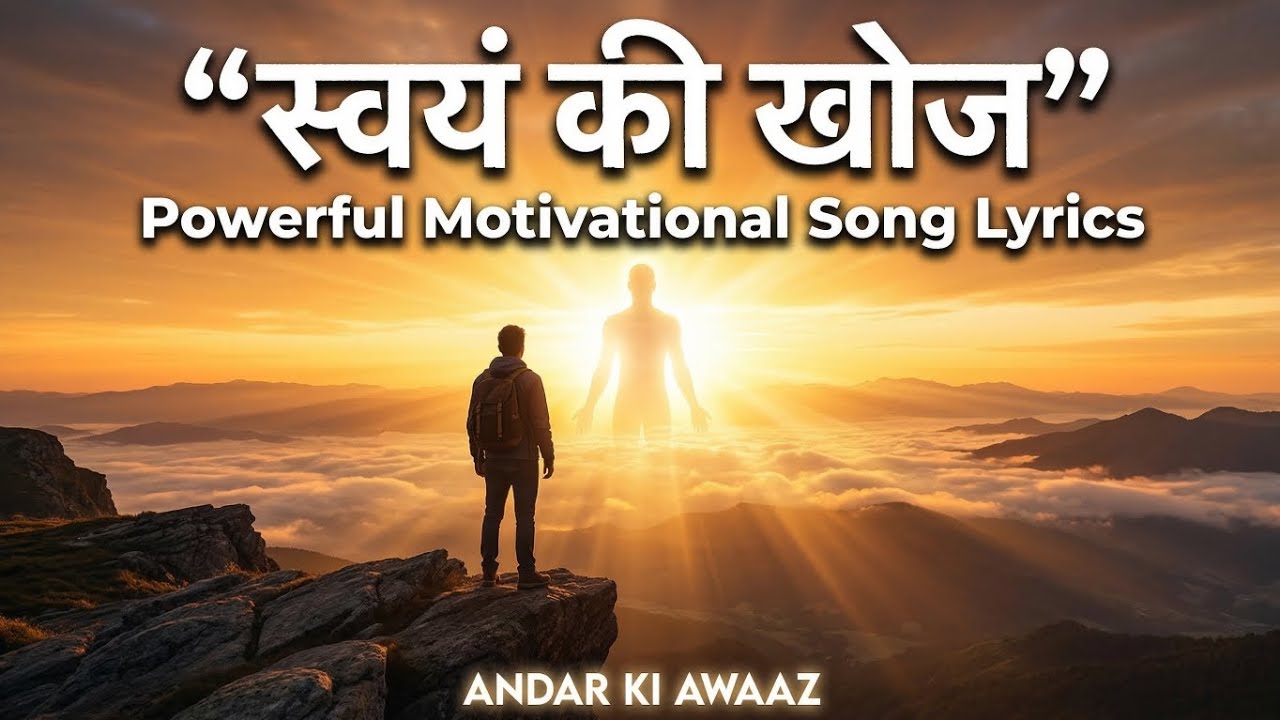 स्वयं की खोज 🔥 Powerful Motivational Song | Never Give Up | Hindi Motivational Song Lyrics