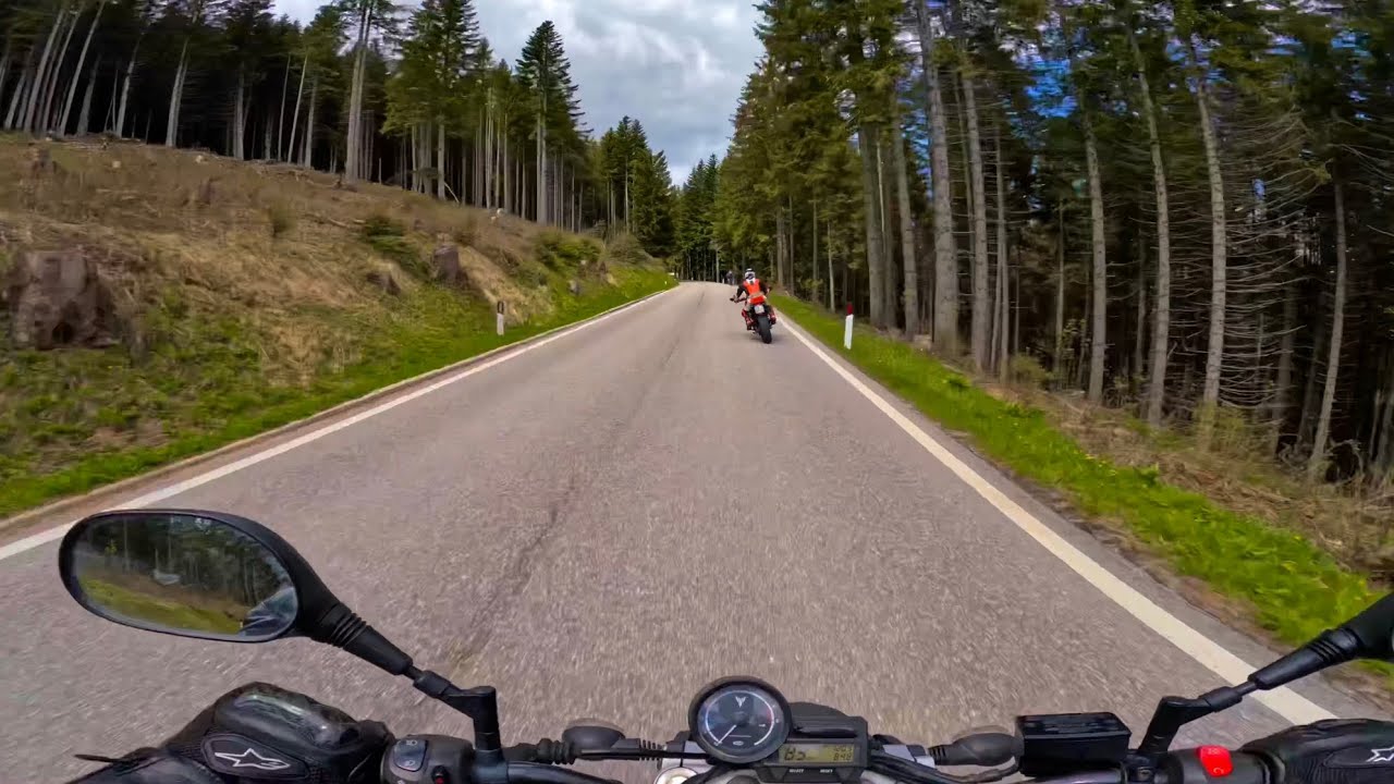 [4k] POV RIDE  YAMAHA MT 03 660 - DUCATI MONSTER 696