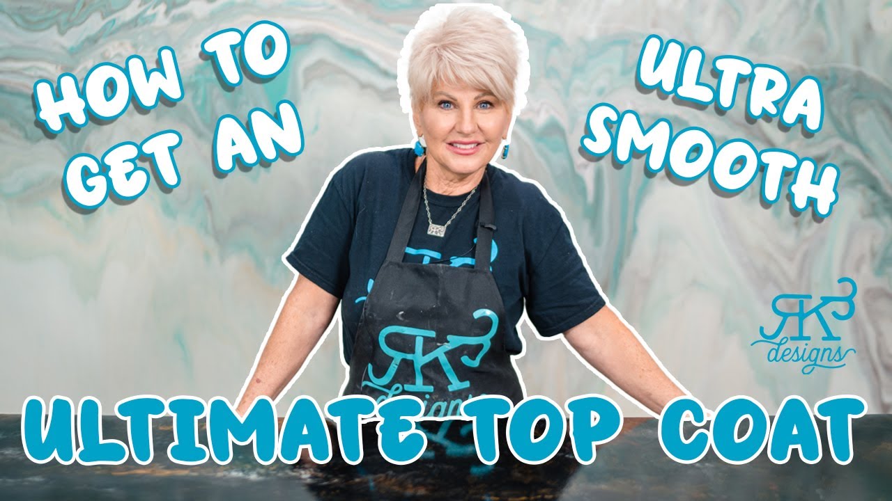 Tips on how to the achieve an ultra smooth countertop using the Ultimate Top Coat | DIY Tutorial.