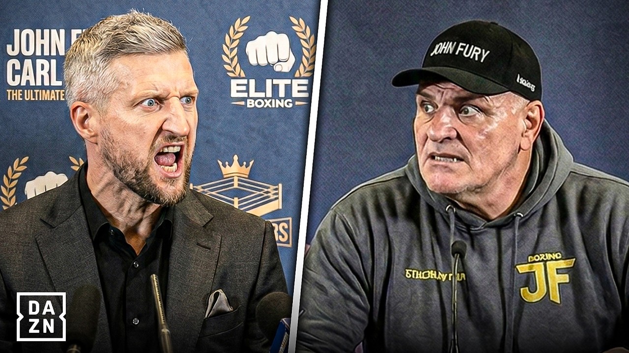 Carl Froch EXPLODES at John Fury During HEATED Live After Table-Throwing Press Conference Chaos!