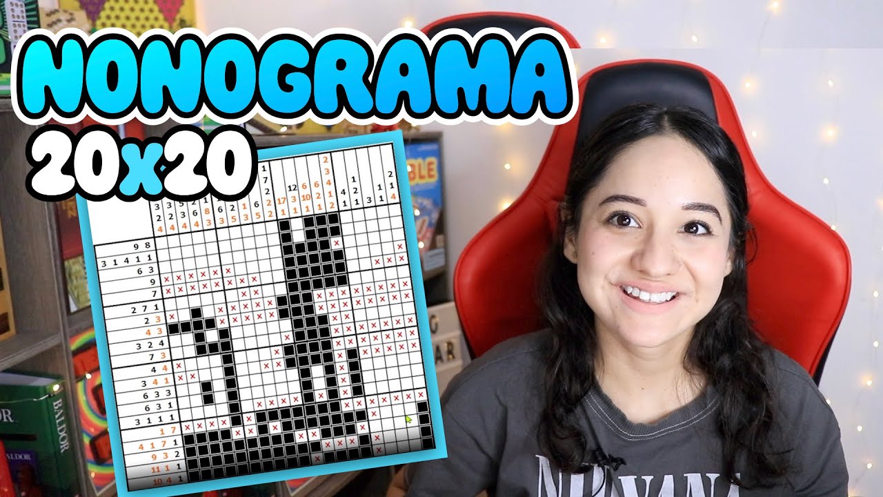 RESOLVIENDO UN NONOGRAMA DE 20x20 | PASO A PASO | Nayeli