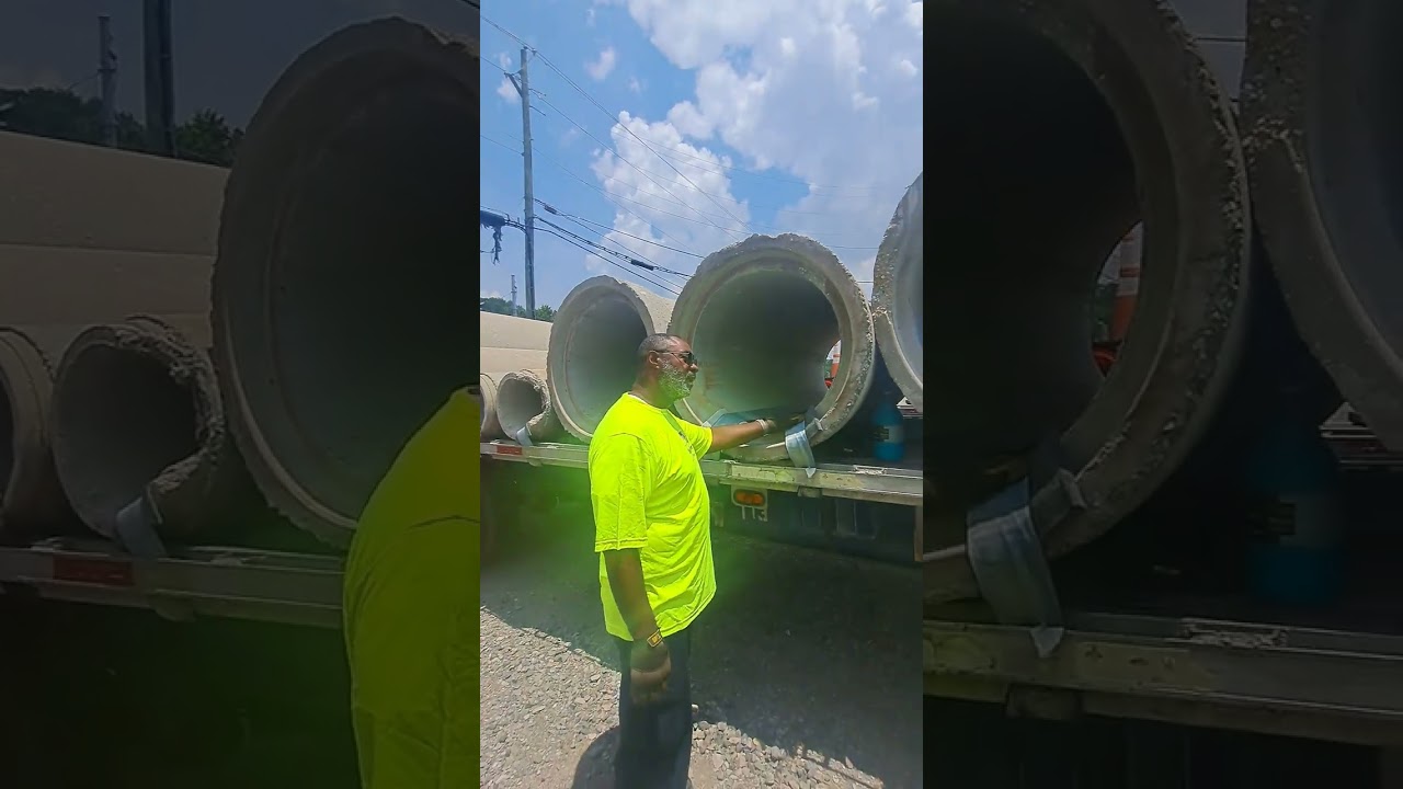 Concrete Pipe/Tube w/ Load Securement Guru Ben