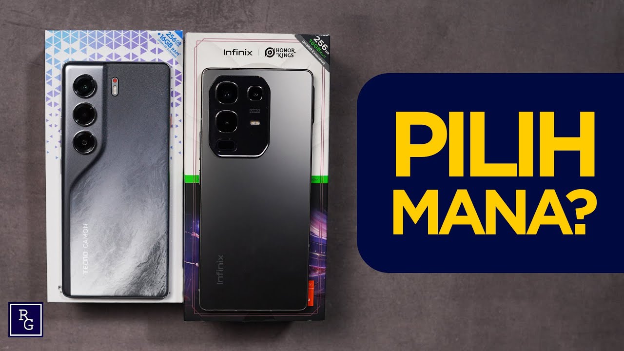 Review Perbandingan Tecno Camon 40 vs Infinix Note 50 Resmi Indonesia -   Siapa Pemenangnya ??