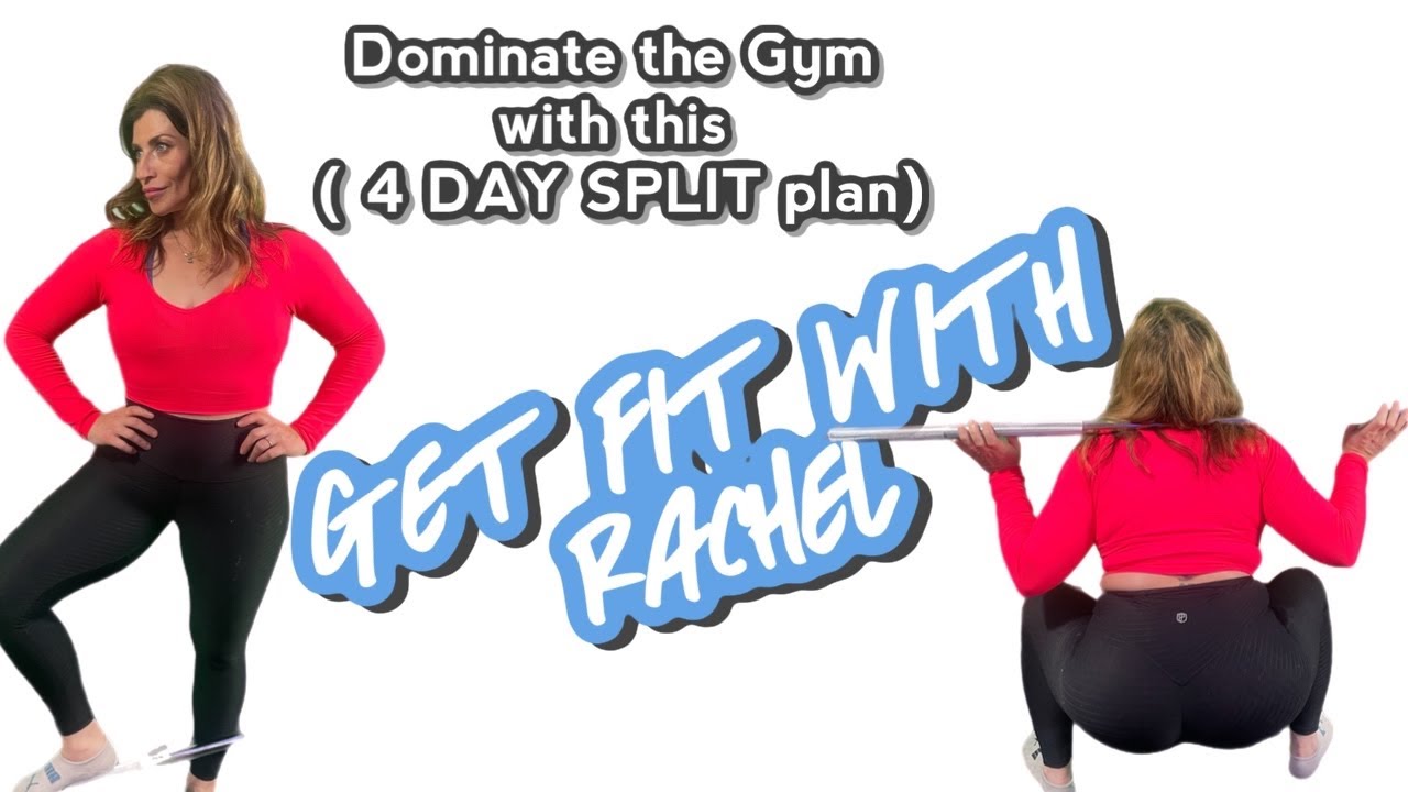 Dominate the gym with this 4-day split plan
