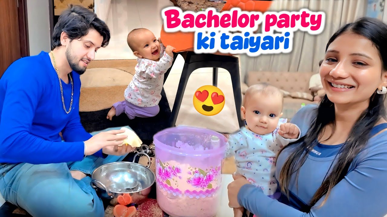 Ghar mein shuru ho gayi taiyariyan 😍 | Bachelor party 