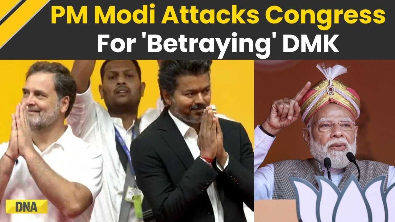 Tamil Nadu News: PM Modi's Sharp Attack TVK-Congress Alliance 'Congress Stabbed DMK In Back' | Vijay