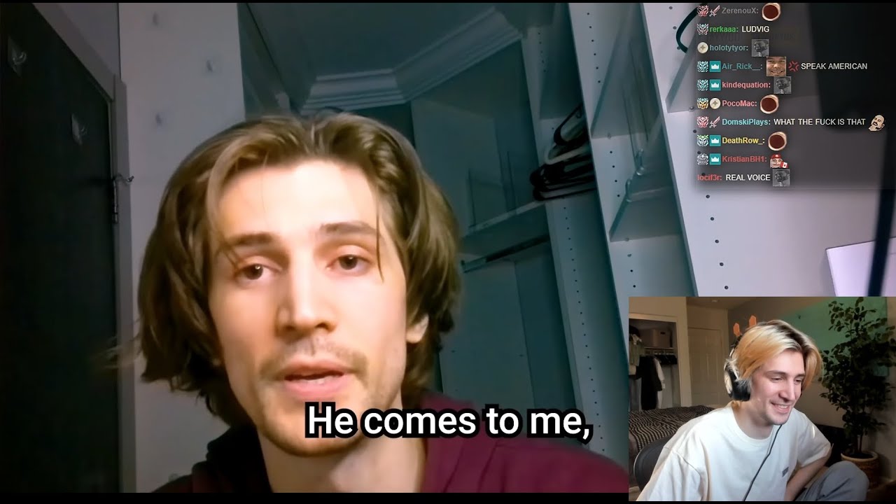 Реакция xQc на фразу «Я нанял актеров, чтобы заменить своих друзей»