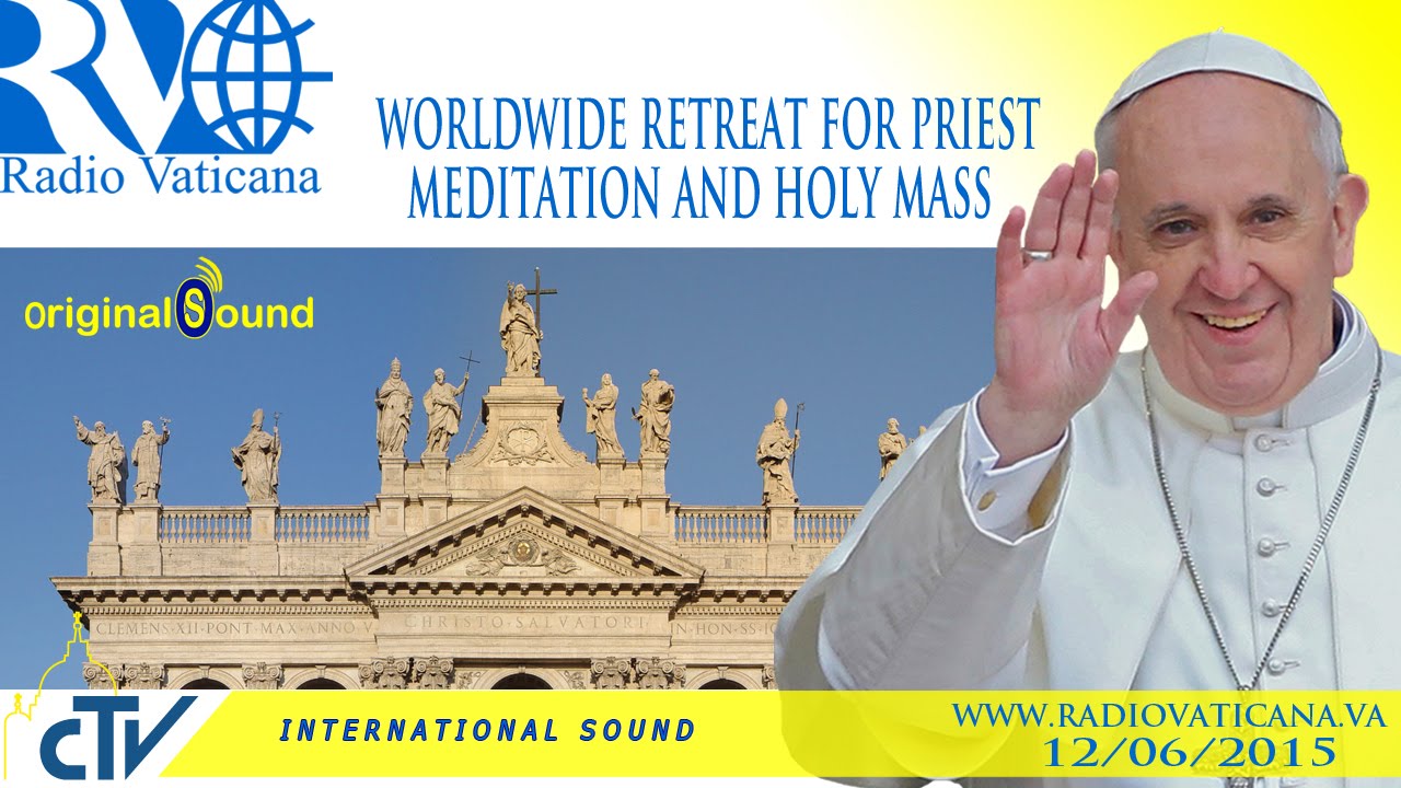 Pope Francis at world retreat of priests 2015