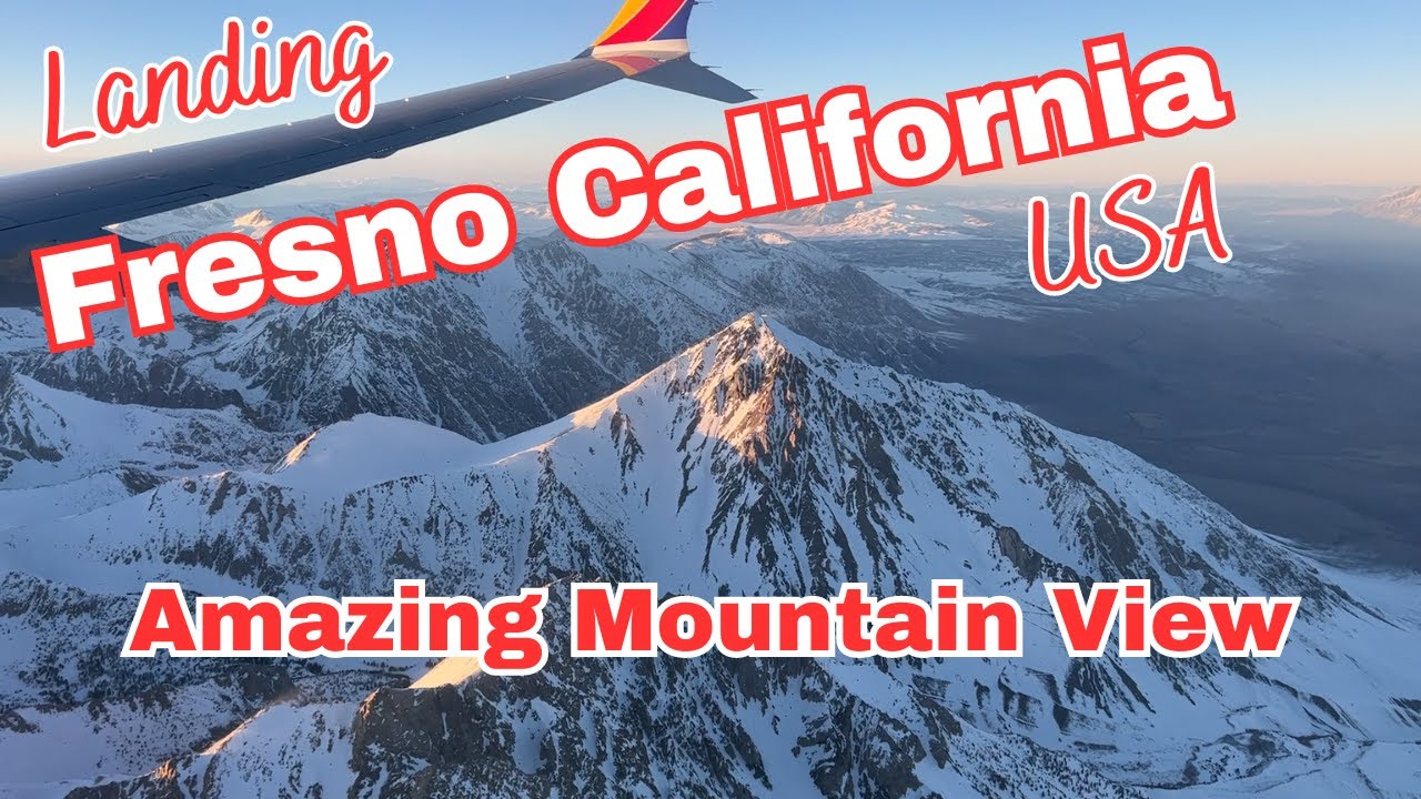 Landing at Fresno Airport California | Las Vegas to FAT