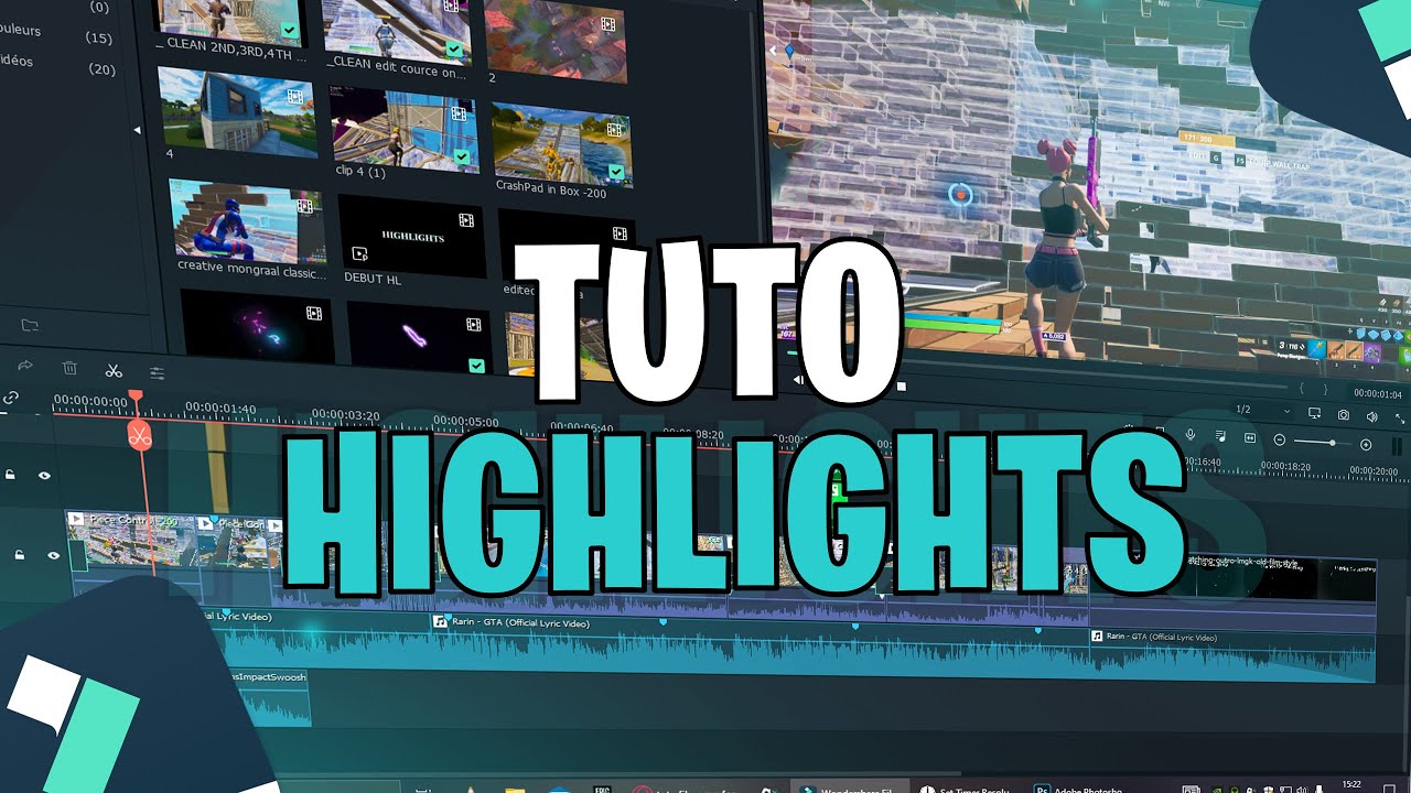 [TUTO] COMMENT FAIRE UN FORTNITE MONTAGE /HIGHLIGHT SUR FILMORA X (INSANE EFFECT) !