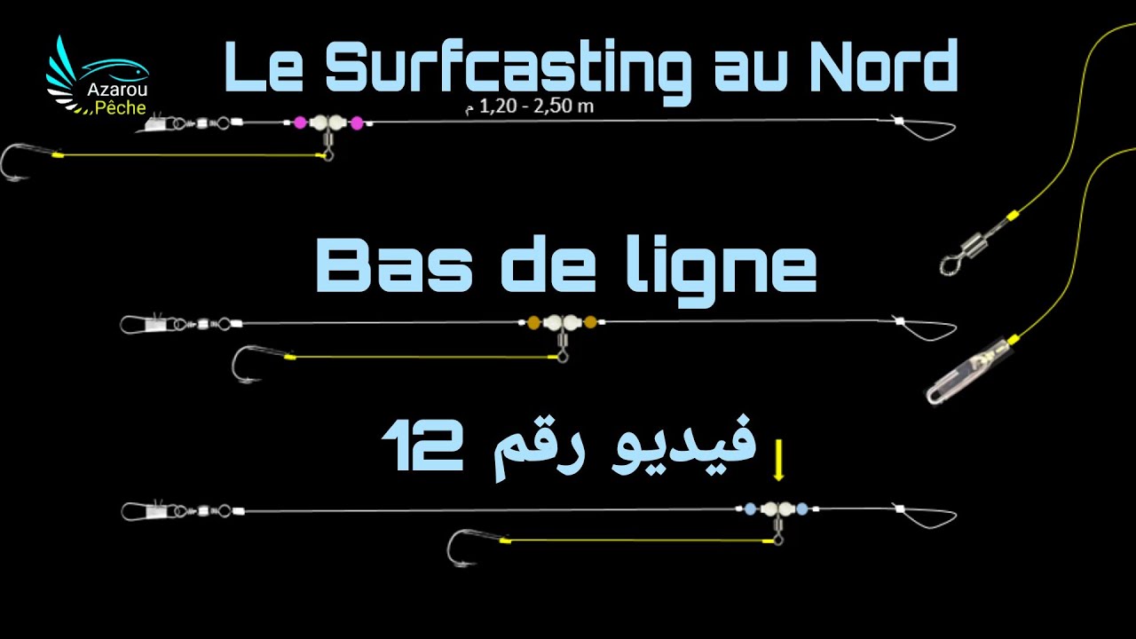 ملحقات الخيط الرئيسي  Les bas de ligne - فيديو رقم 12 في إطار سلسلة المونطاجات