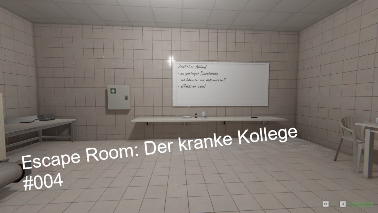 Escape Room: Der Kranke Kollege #004 | Kleiner Behandlungsraum mit 