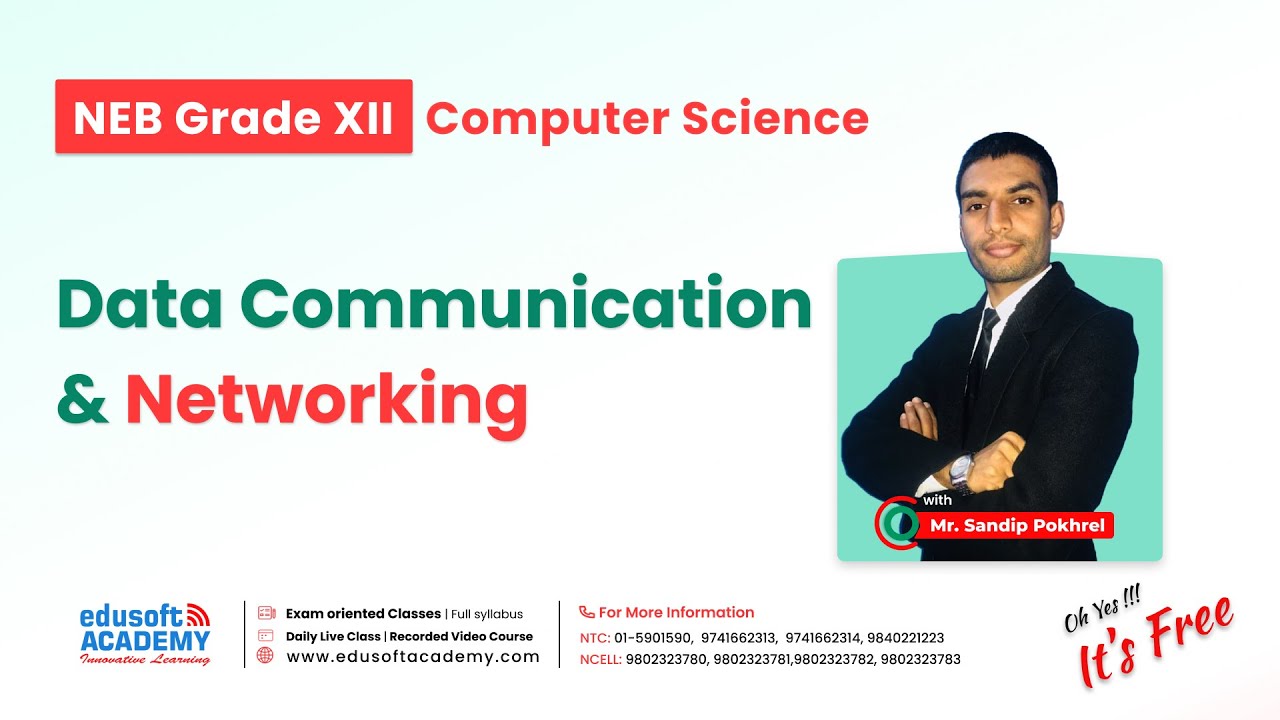 Data Communication & Networking By Sandip Sir  | Accounting for NEB Grade 12 | Edusoft Academy