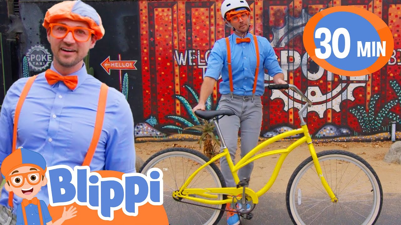 Bicycle Riding | Fun with Blippi! | Blippi Educational Songs for Kids