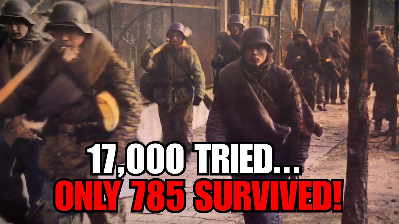17,000 Germans Tried to Escape, Only 785 Reached Safety!  | Budapest Siege 1944