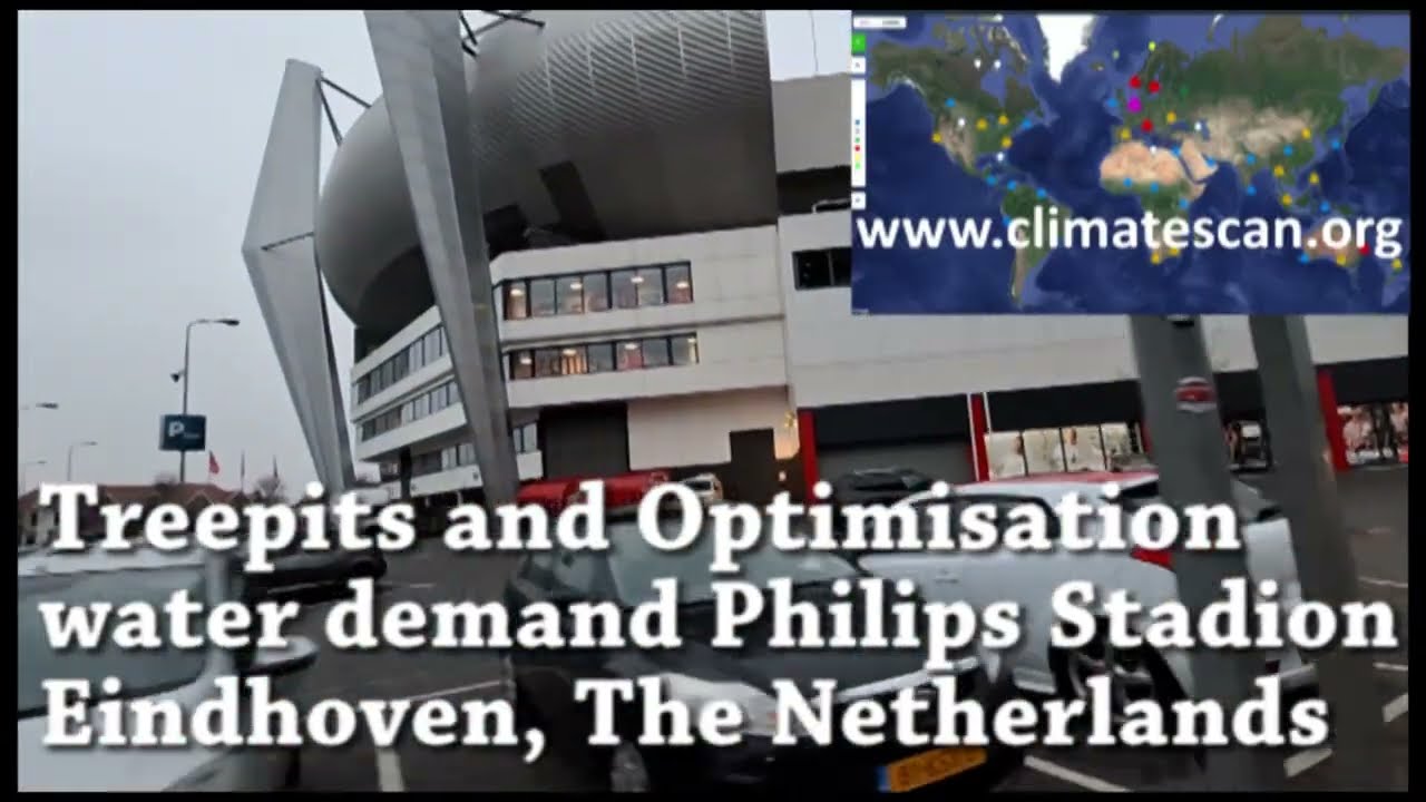 Treepits and Optimisation water demand Philips Stadion Eindhoven, The Netherlands
