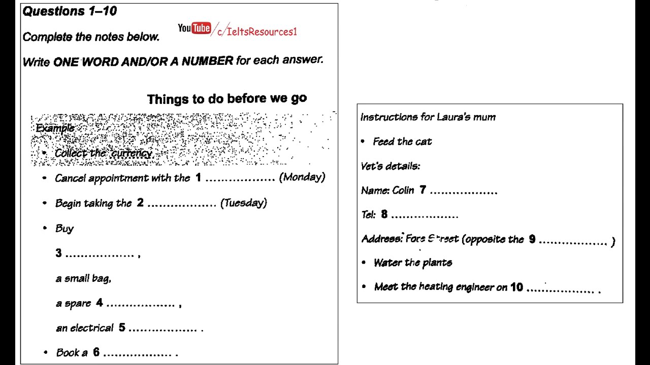Ielts Listening Practice From Real Exam 24 Hard With Key