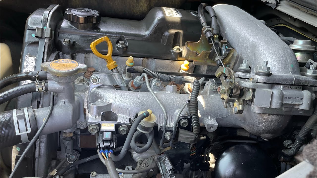 1997 TOYOTA HIACE SUPER CUSTOM G EXCELLENT PACKAGE KZH106 &mdash;&mdash;85K miles - ENGINE - JDM