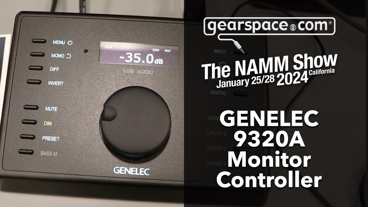 Genelec 9320A Monitor Controller - Gearspace @ NAMM 2024