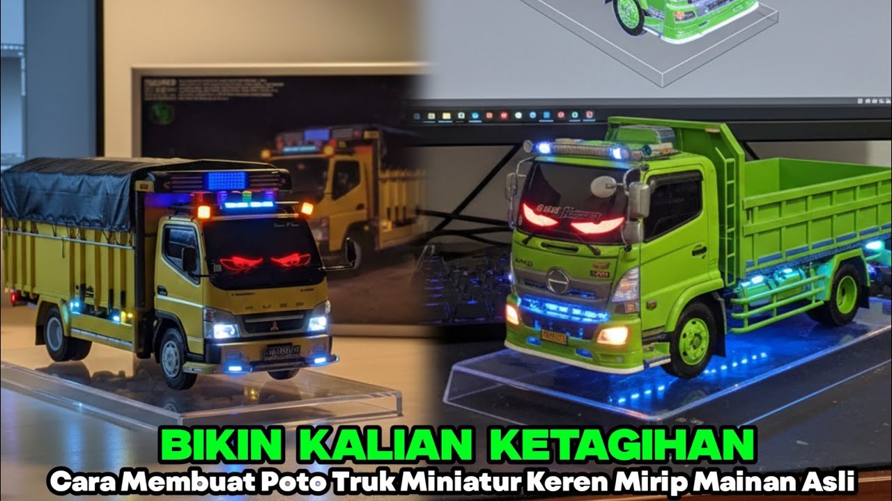 100% PASTI BERHASIL‼️CARA MEMBUAT POTO TRUK MINIATUR LEWAT GOGLE GEMINI TERBARU 