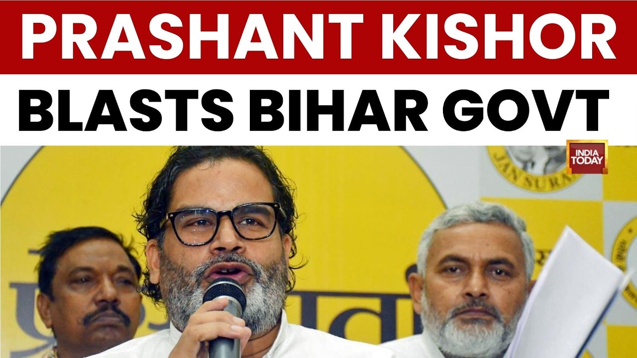 Bihar News: Jan Suraaj Chief Slams Bihar Govt Over Muzaffarpur Case & Migration Issues | India Today