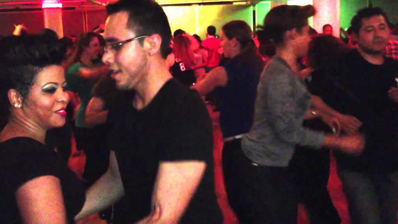 Elvis Collado, Arelis Beato, Amanda Estilo ,Nestor J. Russel Dancing at Jimmy Anton's Social.