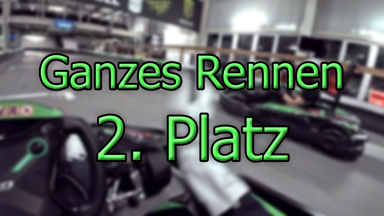 Kartpalast Bergkirchen - Raceway 3 - Rennen 2. Platz