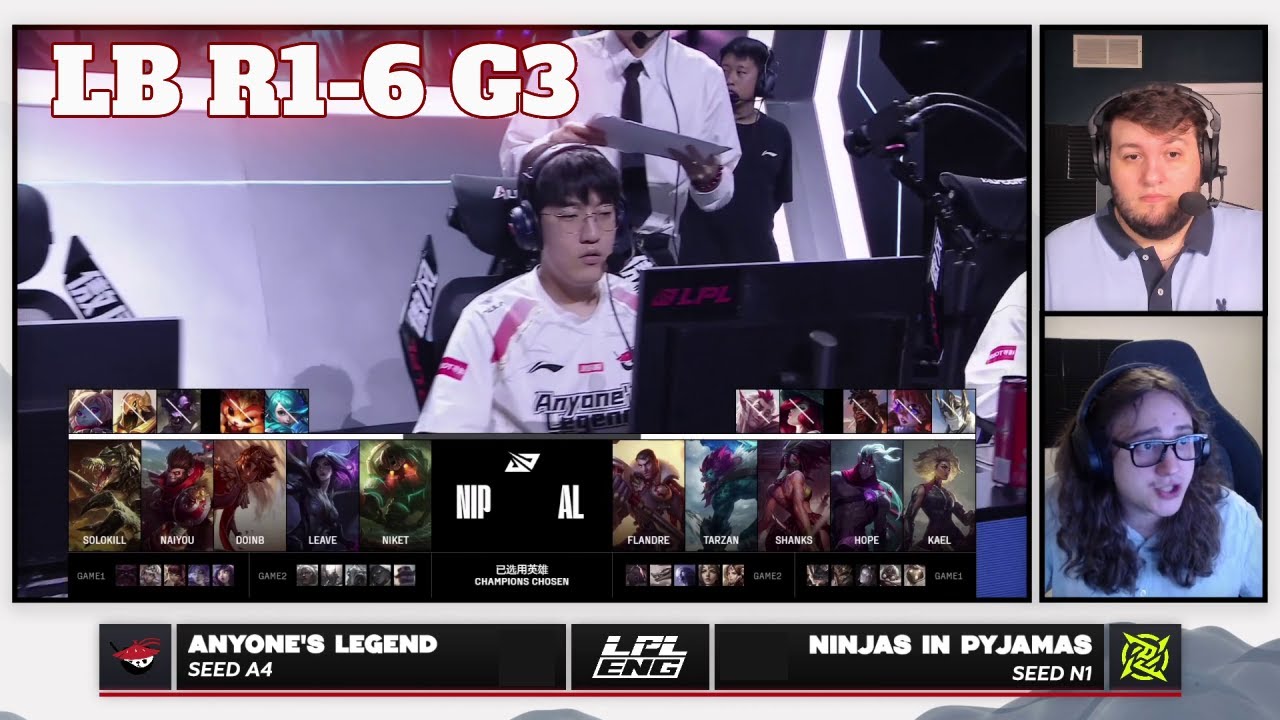 AL vs NIP - Game 3 | Round 1 S15 LPL Summer Playoffs 2025 | Anyone's Legend vs Ninjas in Pyjamas G3