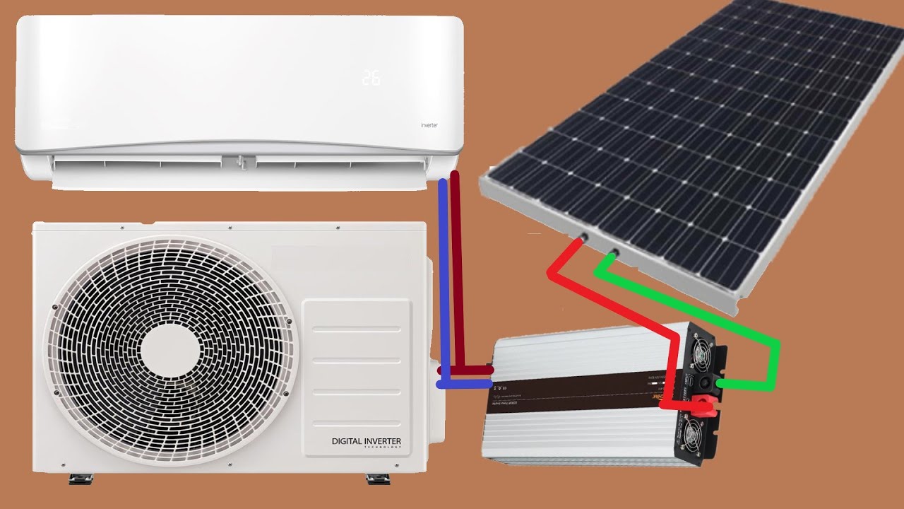 GÜNEŞ PANELİNDEN ELEKTRİK ÜRETMEK - BEDAVA ELEKTRİK - GÜNEŞ ENERJİSİ İLE KLİMA ÇALIŞTIRDIK