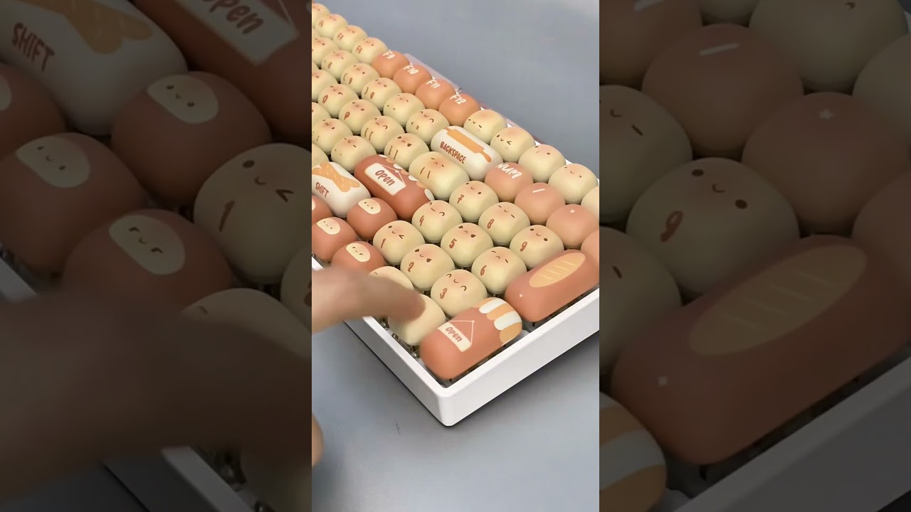 Soothing ASMR Keyboard Typing ⌨️ | Mechanical Keyboard Sounds with Cute Keycaps