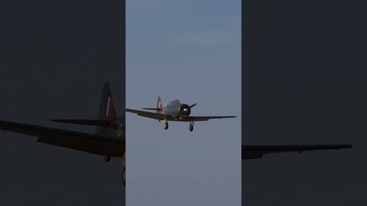 Siegerland Flughafen T6 landing Runway 13