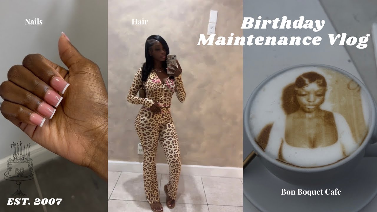 GRWM For My 19th Birthday + Vlog | Nails, Lashes, Hair, Etc. 