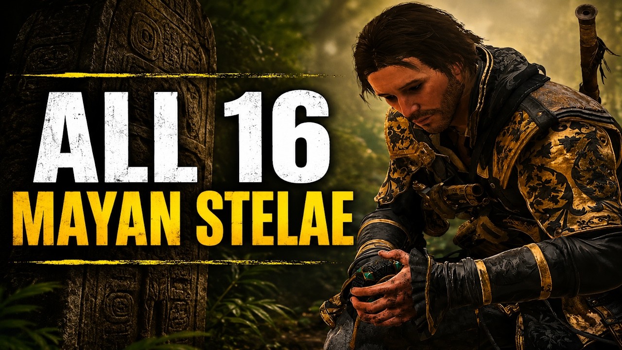All 16 Mayan Stelae Locations & Puzzle Solutions | Assassin's Creed Black Flag Resynced