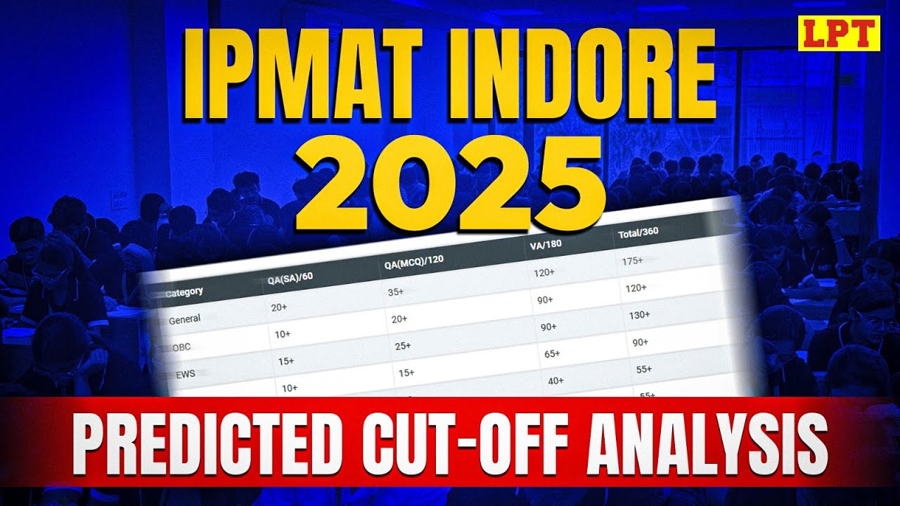 IPMAT Indore 2025: Predicted Cut off Analysis | IPMAT Indore Expected Cut off 2025