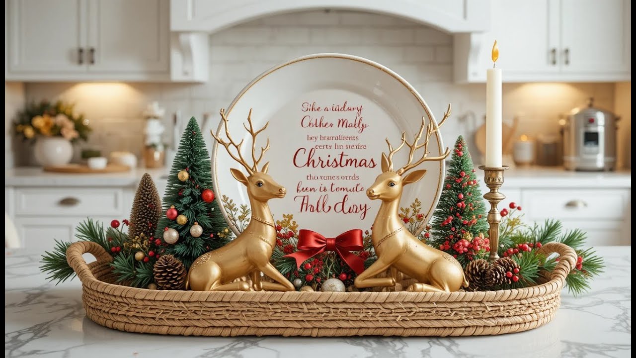Christmas Kitchen Decor Ideas | Cozy & Festive Holiday Inspiration