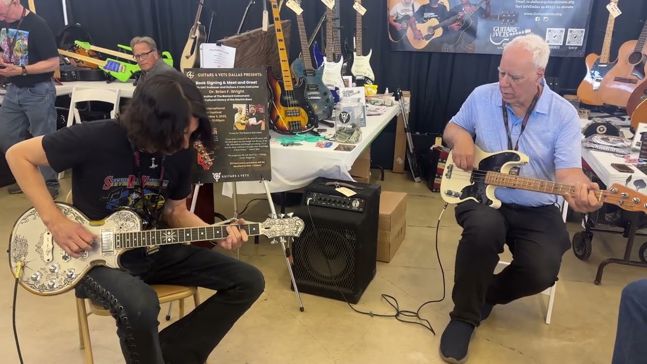 Derek Neece and Jay Dronge Blues Jam Dallas Guitar Festival 2025